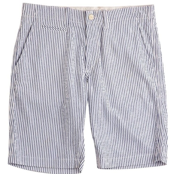 Star Clippers Collection Sailing Monte-Carlo Slim fit Seersucker Shorts - Picture 1 of 8